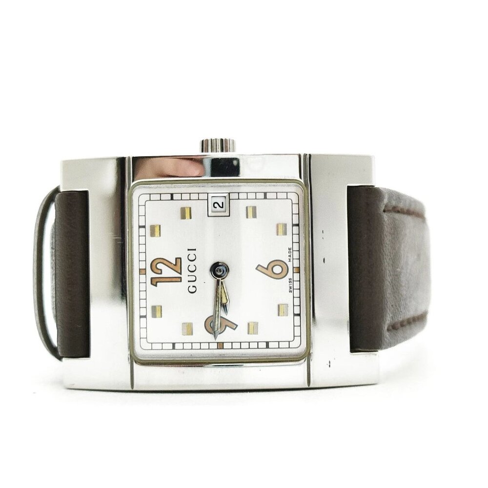 Gucci Watch 7700L 23mm Women's Whites X Browns 162-070225 - Picture 2 of 10